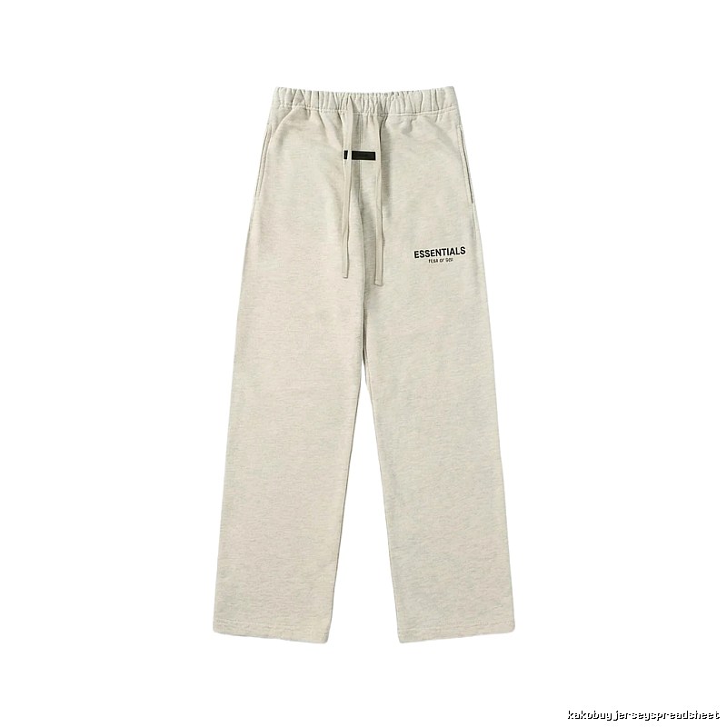 ESSENTIALS minimalist light gray sweatpants