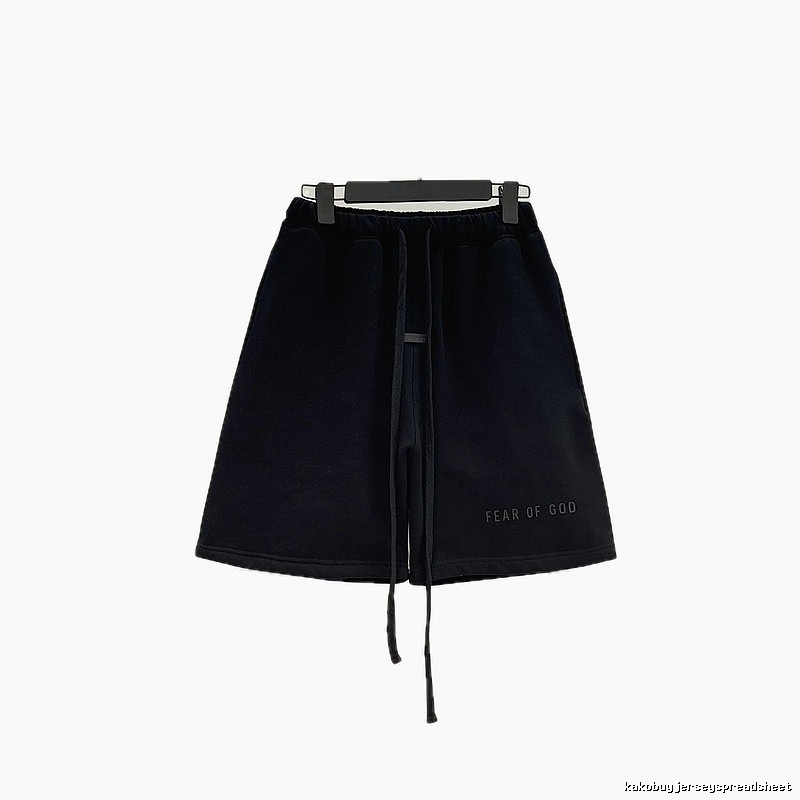 ESSENTIALS minimalist style black shorts