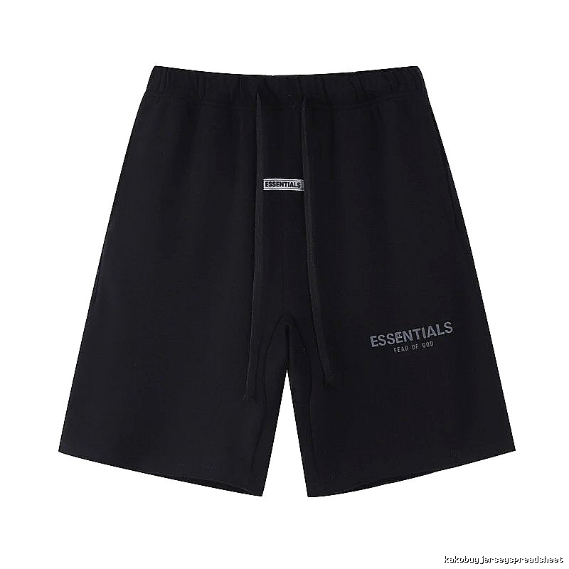 ESSENTIALS minimalist style black shorts