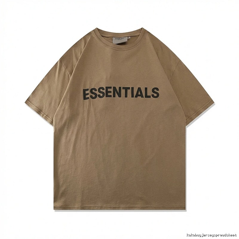 ESSENTIALS Minimalist Style Khaki T-shirt
