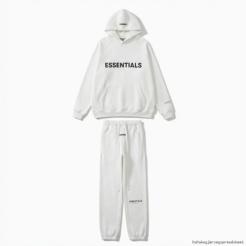 ESSENTIALS minimalist style white suit