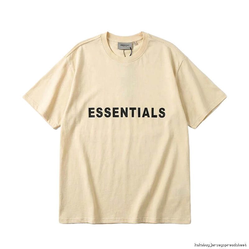ESSENTIALS Simple Beige T-shirt