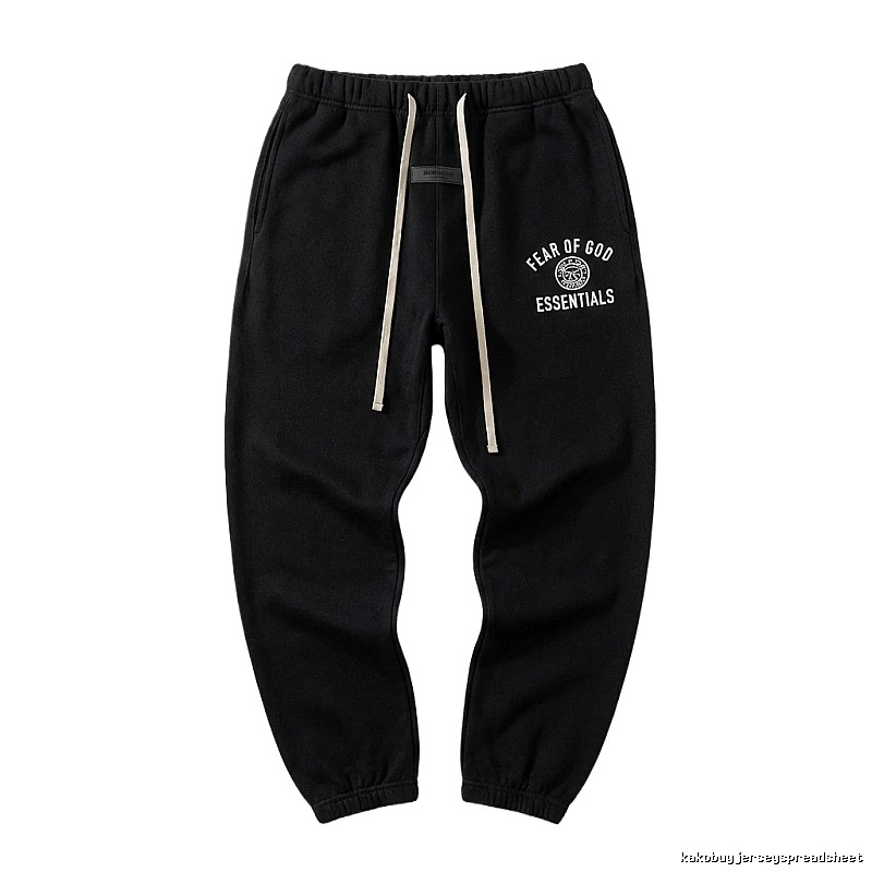 ESSENTIALS simple style black sweatpants
