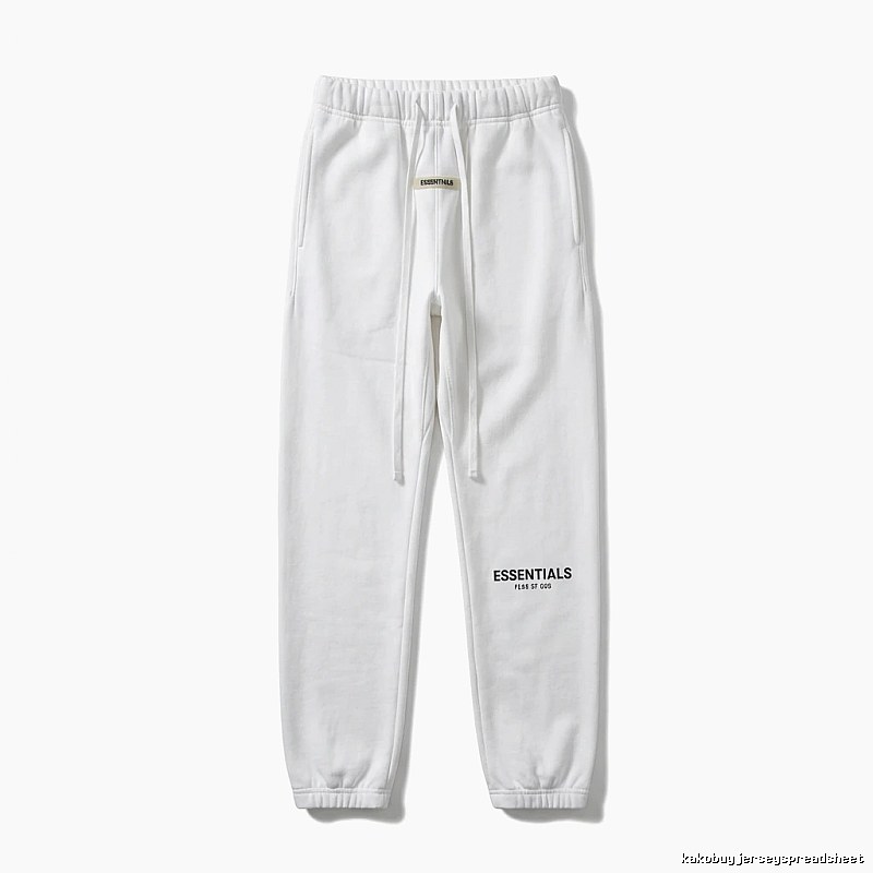 ESSENTIALS Simple Style White Sweatpants