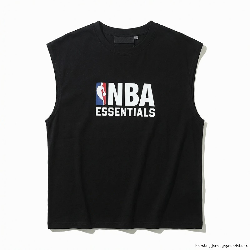 ESSENTIALS Sports Style Black Vest