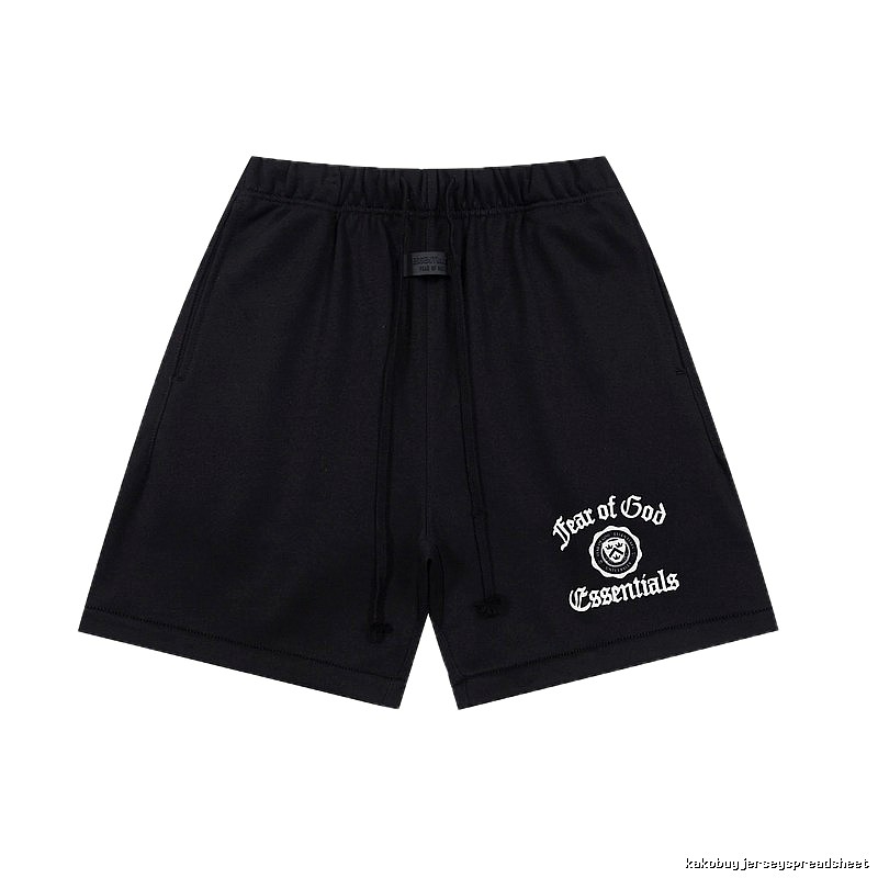 ESSENTIALS trendy brand black shorts