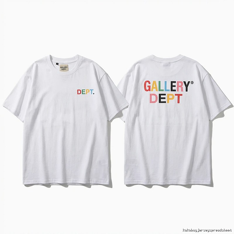 Gallery Dept Colorful Letter Style White T-shirt