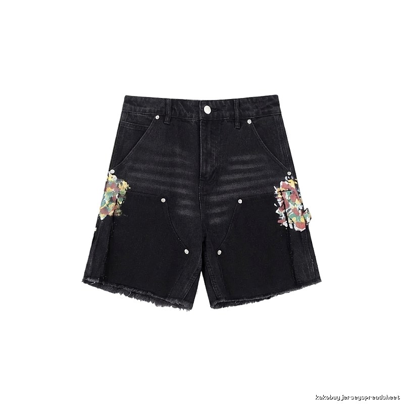 Gallery Dept Graffiti Style Black Shorts