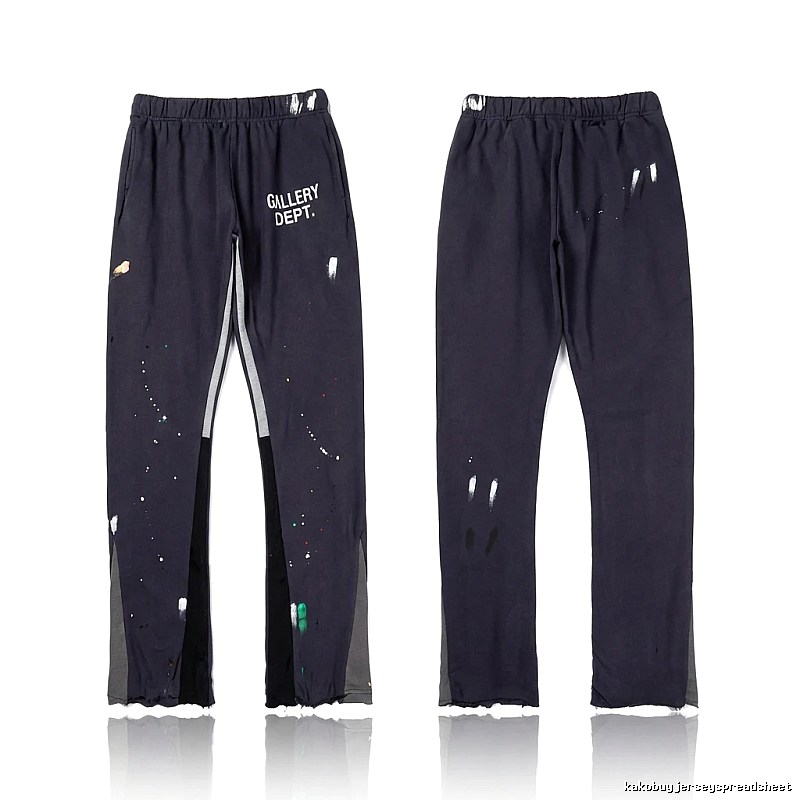 Gallery Dept Graffiti Style Black Trousers
