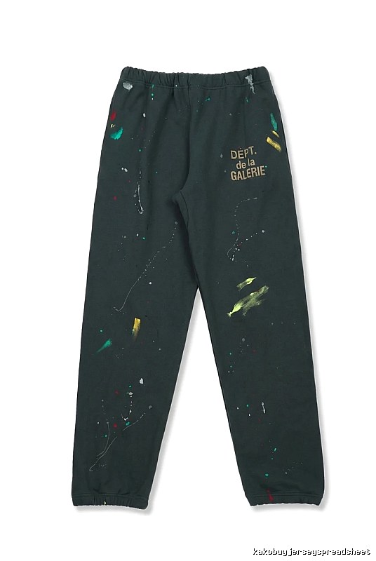 Gallery Dept Graffiti Style Black Trousers