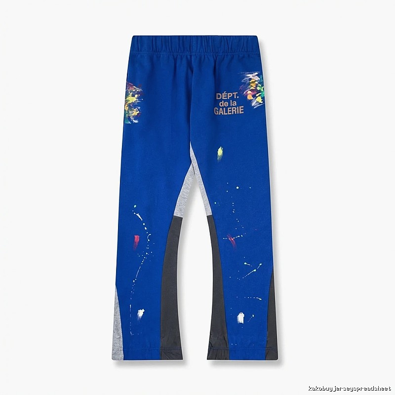 Gallery Dept Graffiti Style Blue Trousers