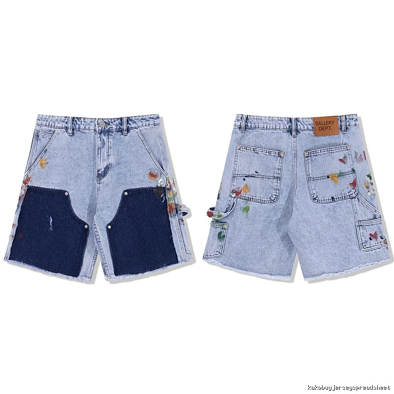 Gallery Dept Graffiti Style Denim Shorts
