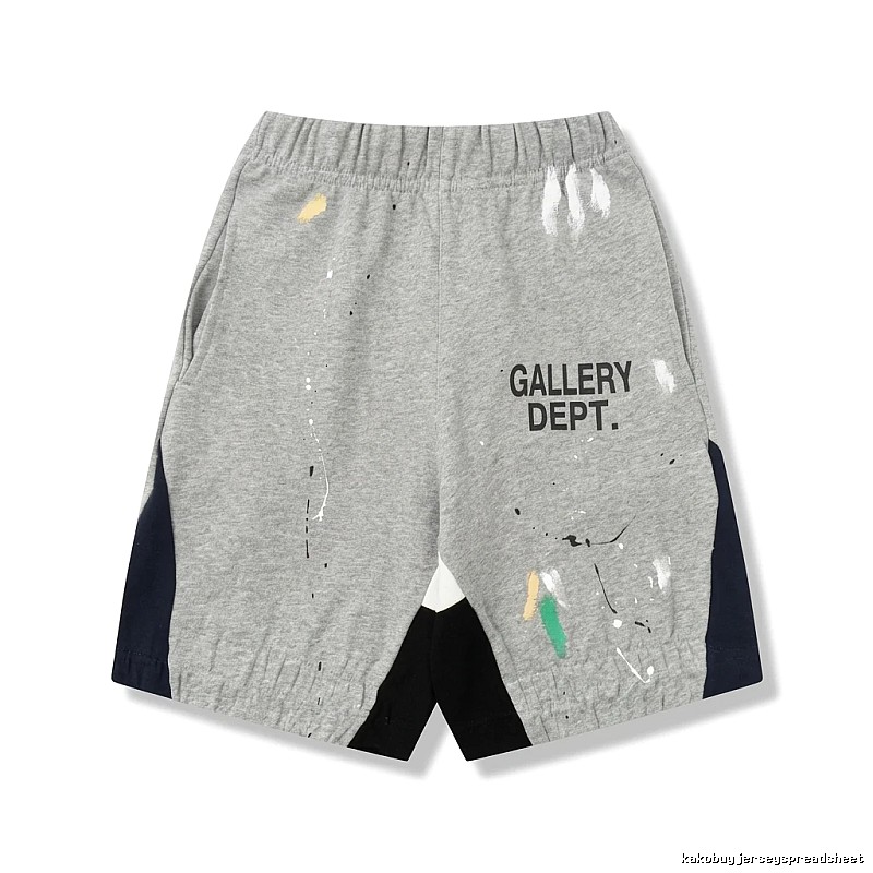Gallery Dept Graffiti Style Grey Shorts