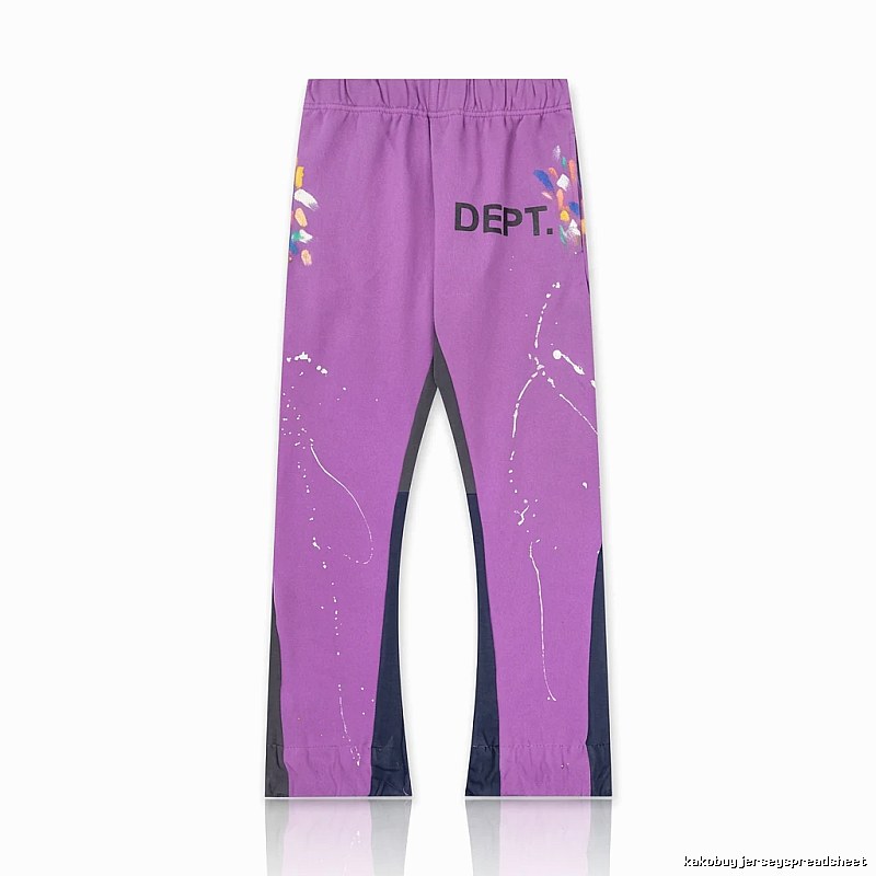 Gallery Dept Graffiti Style Purple Long Pants