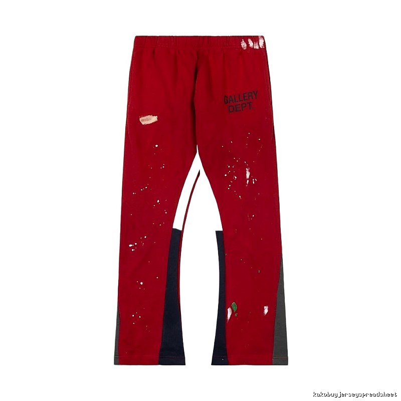 Gallery Dept Graffiti-style Red Trousers