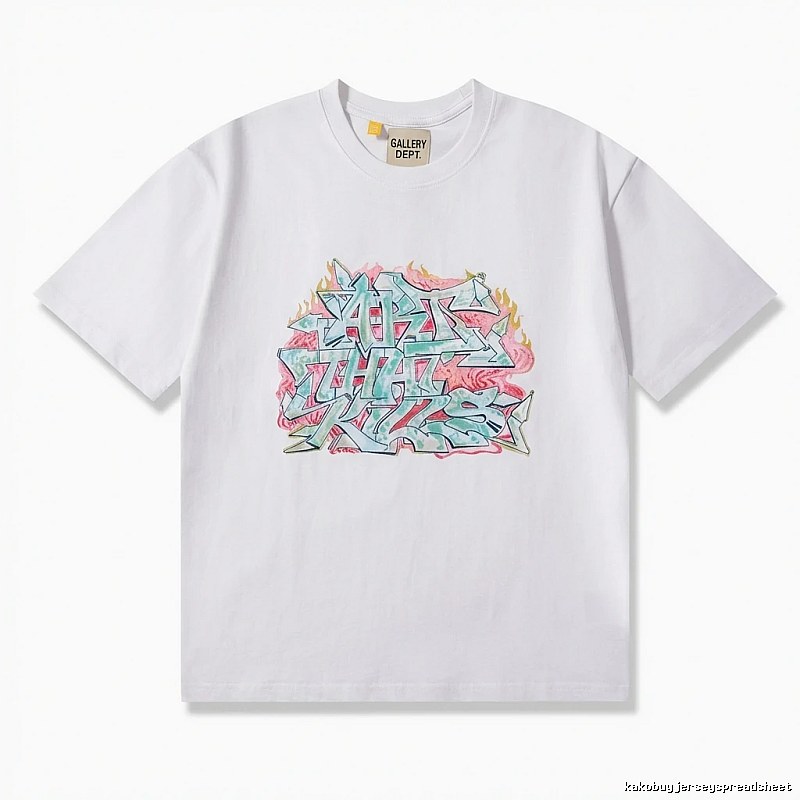 Gallery Dept Graffiti Style White T-shirt