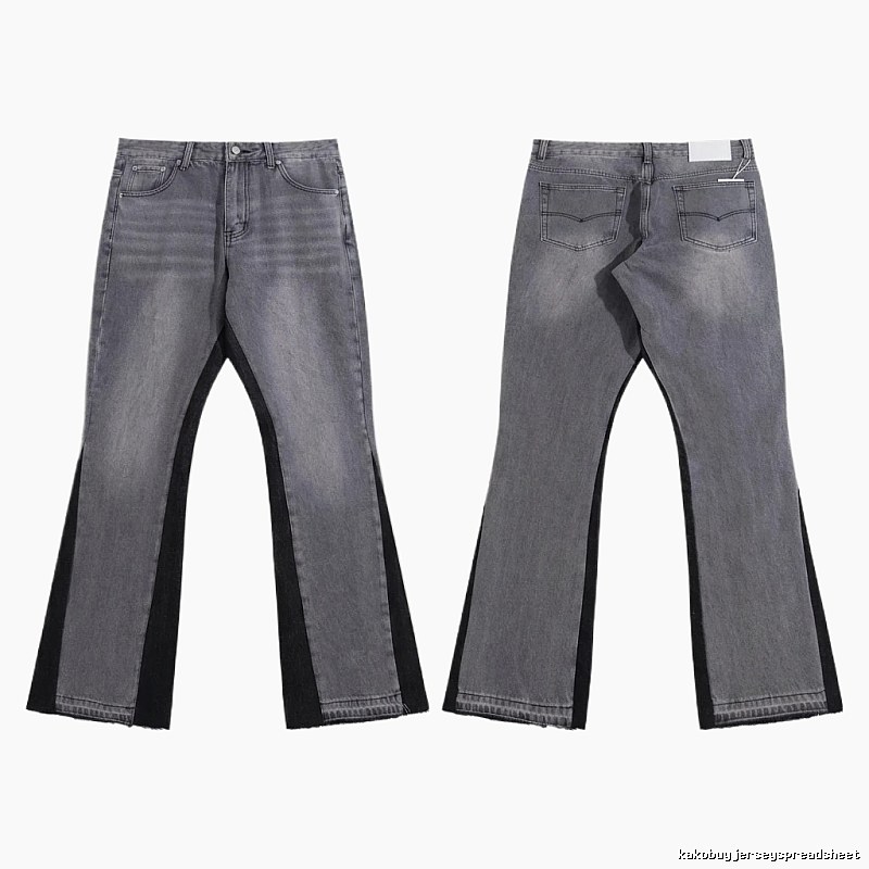 Gallery Dept patchwork grey-black jeans