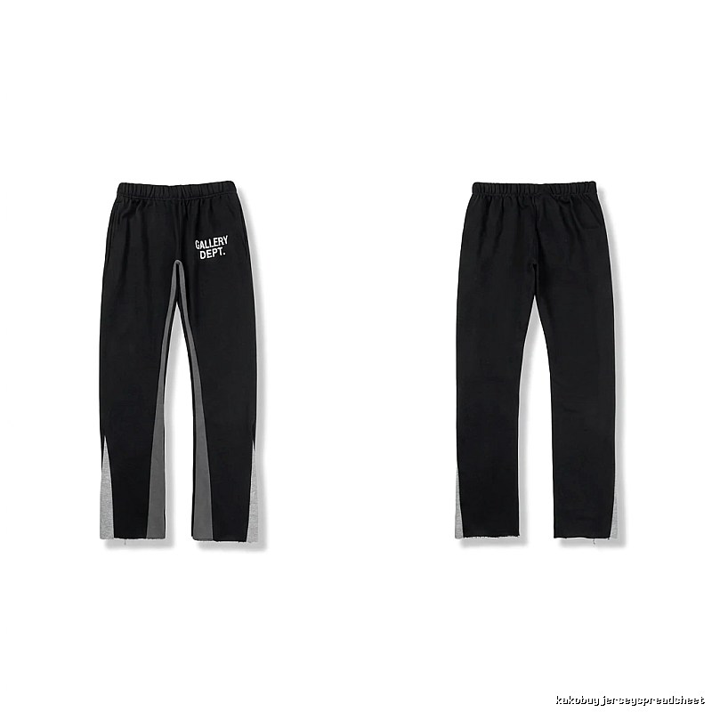 Gallery Dept. Patchwork Style Black Trousers