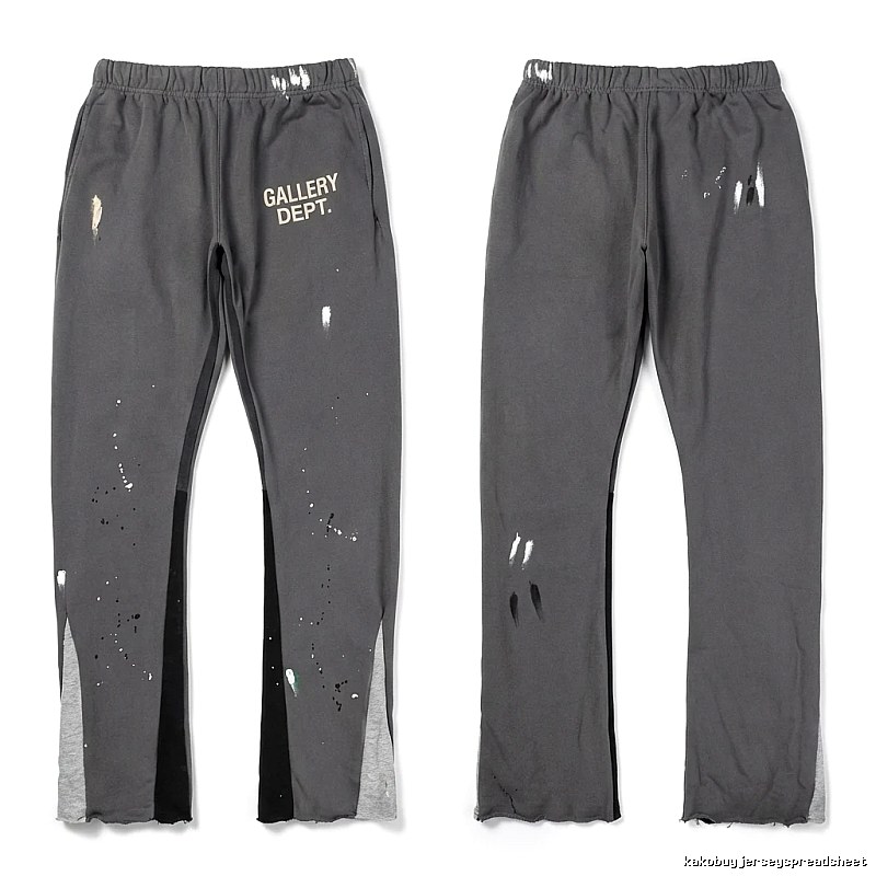 Gallery Dept Ripped Grey Sweatpants