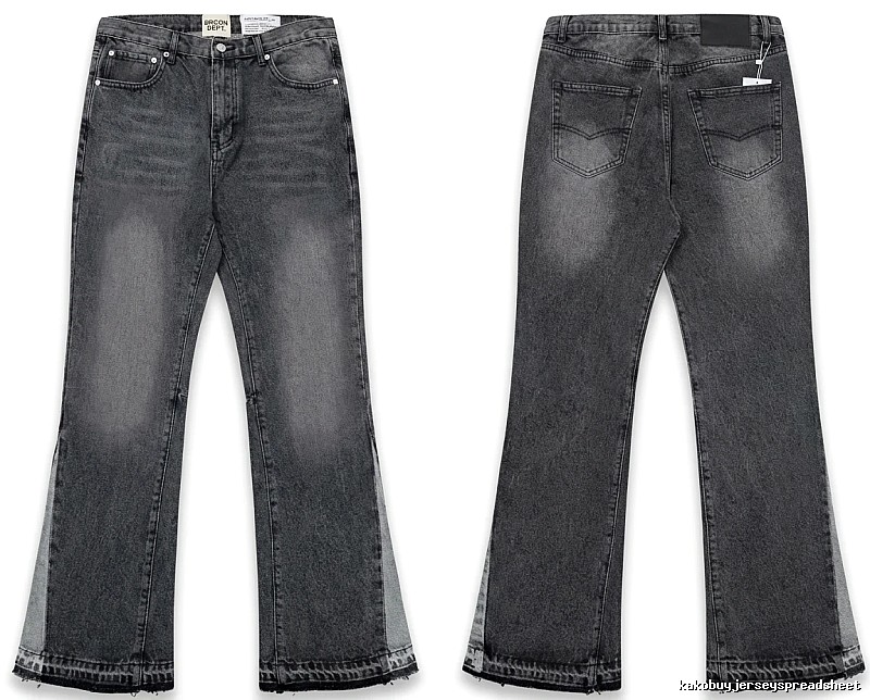 Gallery Dept. Ripped Retro Style Grey Pants