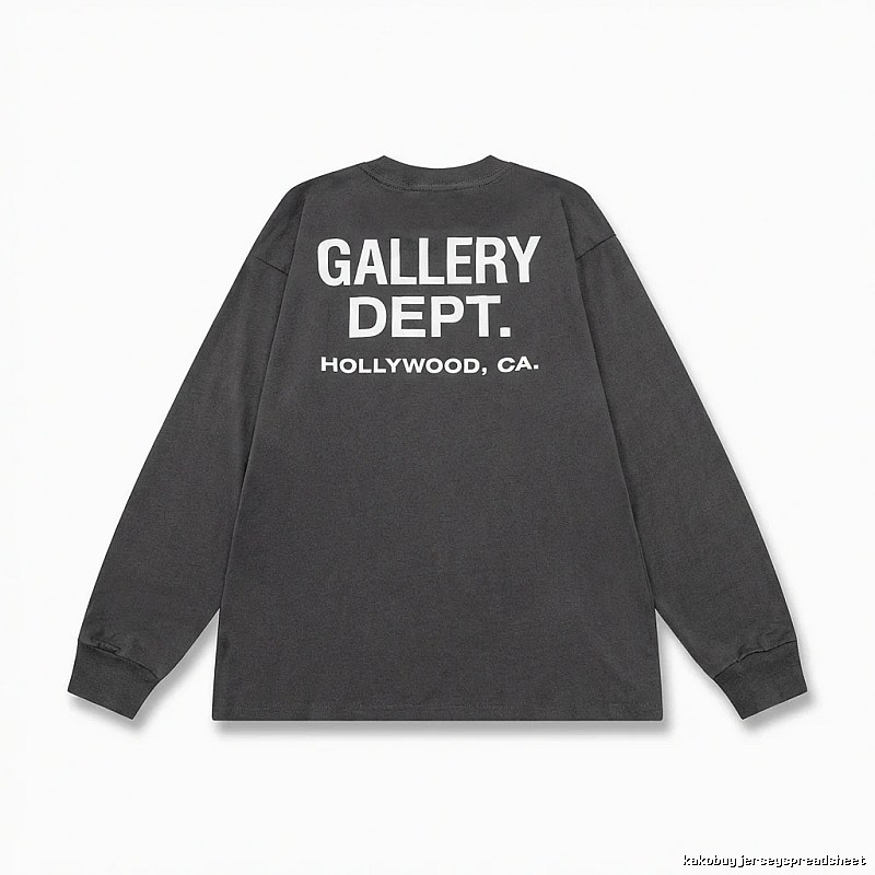 Gallery Dept. simple style black long-sleeve