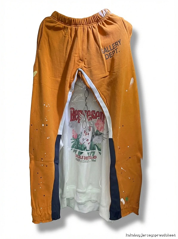 Gallery Dept. Splatter Paint Style Orange Pants