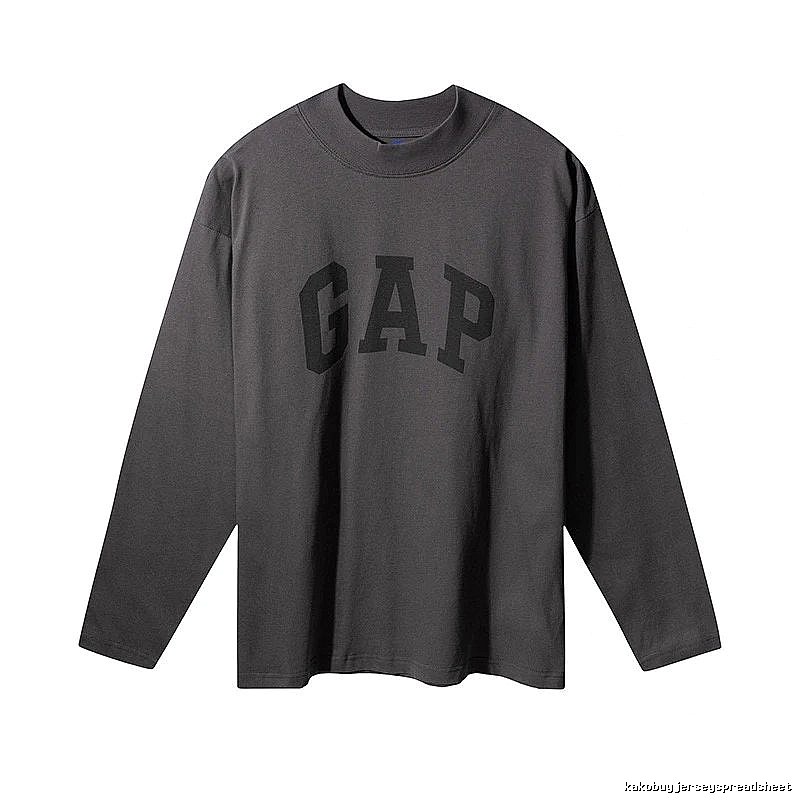 GAP Kanye Co-branded Dark Grey T-shirt