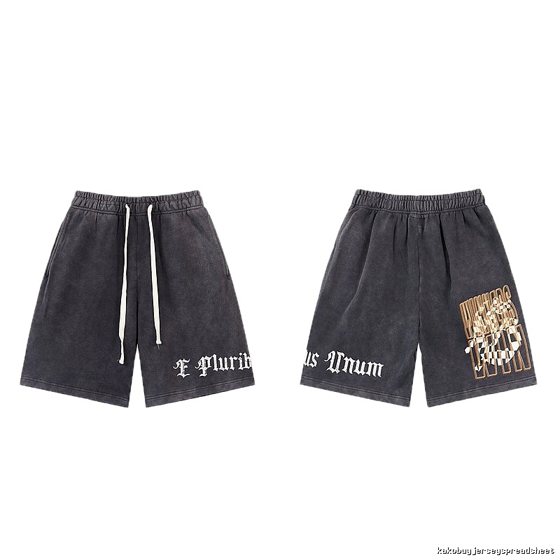 Godspeed Gothic Street Style Charcoal Grey Casual Shorts