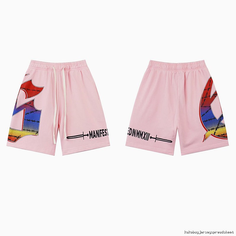 Godspeed Gradient Print Street Style Pink Shorts