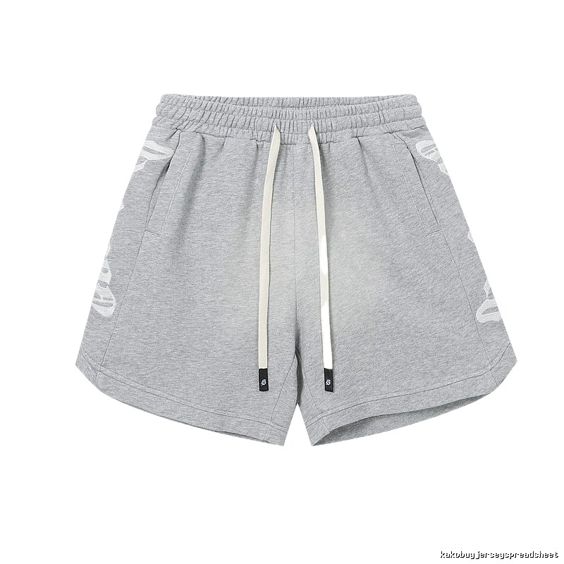 Godspeed Print Street Style Light Gray Casual Shorts