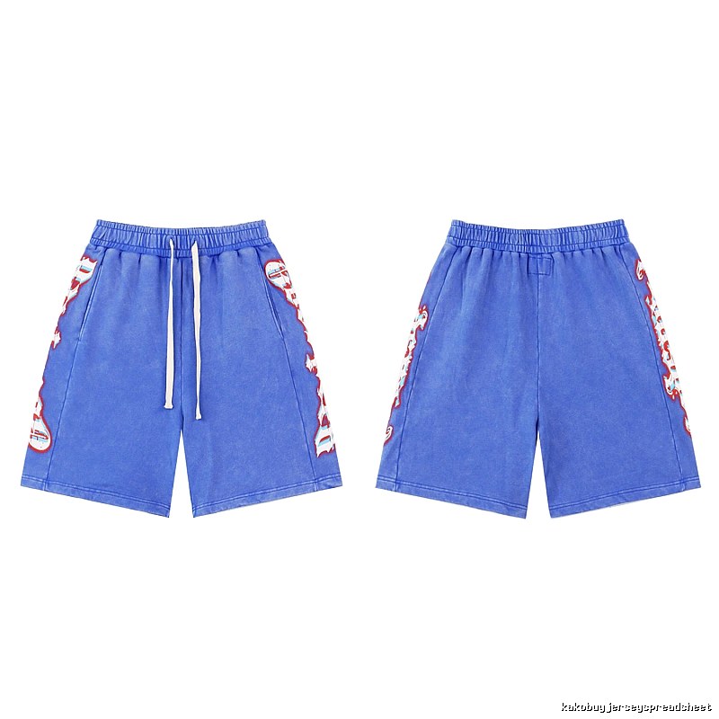 Godspeed Printed Street Style Blue Shorts