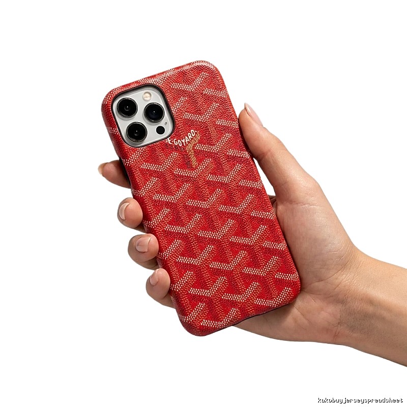 Goya's classic red iPhone case