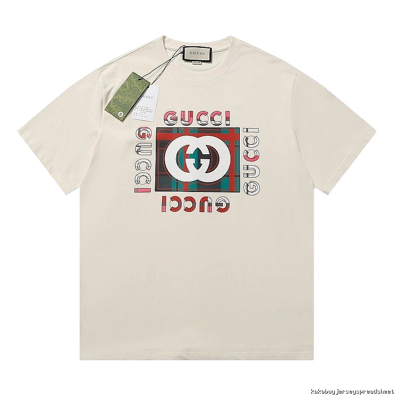 Gucci printed fashion white T-shirt
