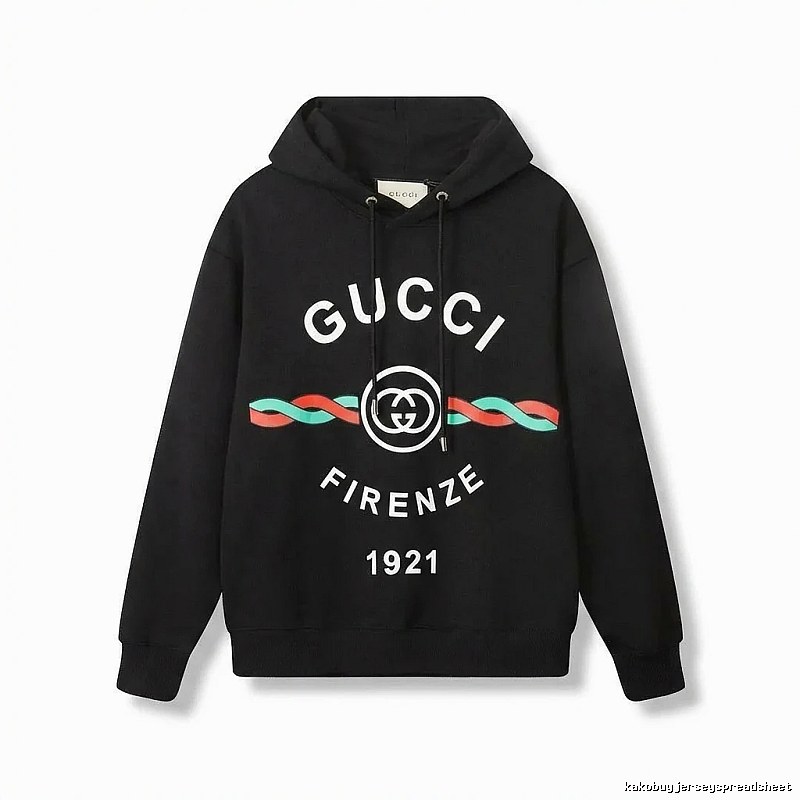 Gucci retro-style black hoodie
