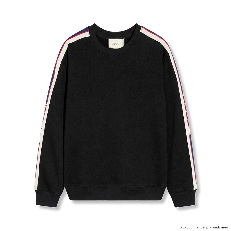 Gucci striped casual style black sweatshirt