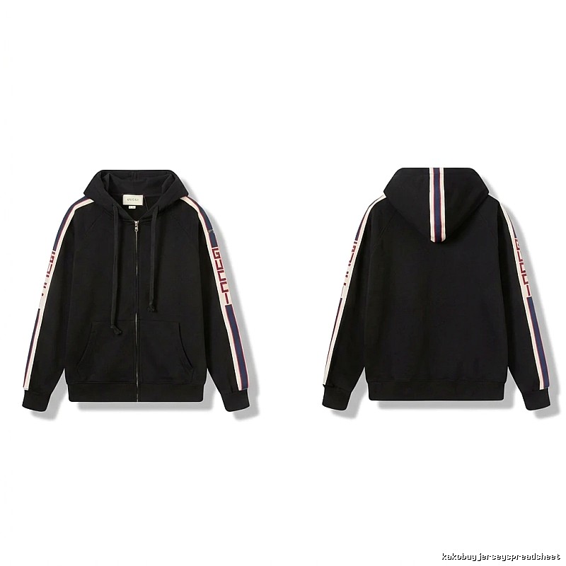 Gucci striped fashionable black sweatshirt
