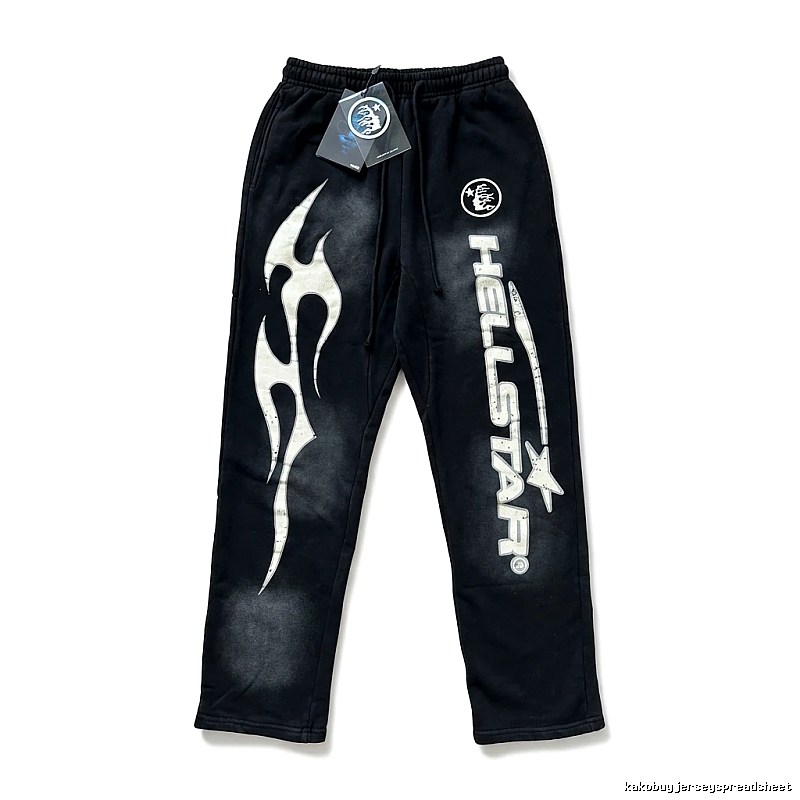 Hellstar Dark Style Black Sweatpants