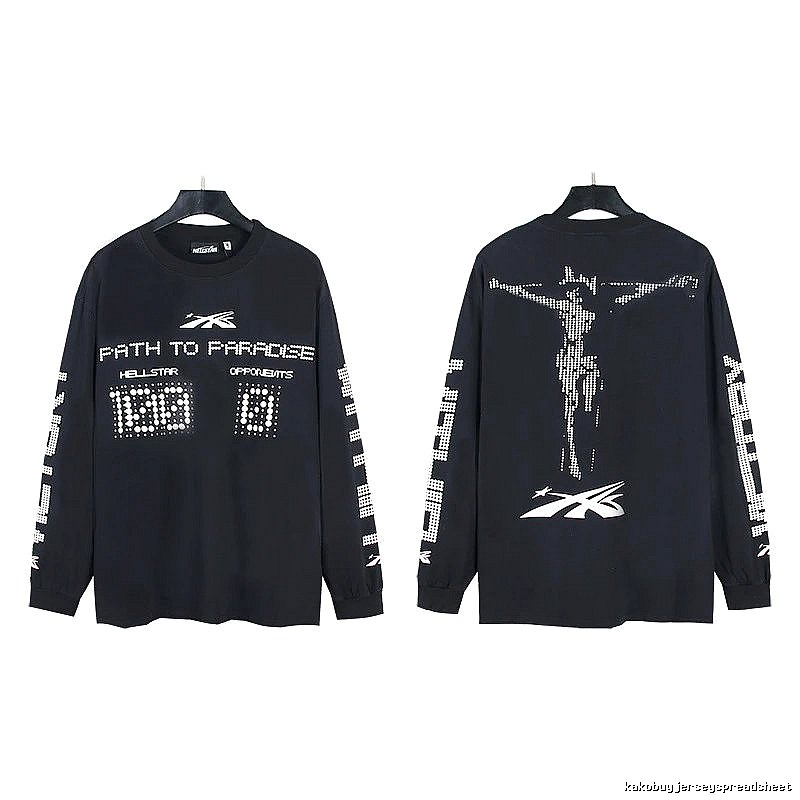 Hellstar Dark Style Printed Black Long-sleeve