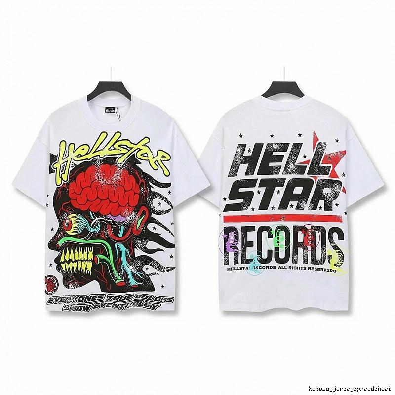 Hellstar Graffiti Style White T-shirt