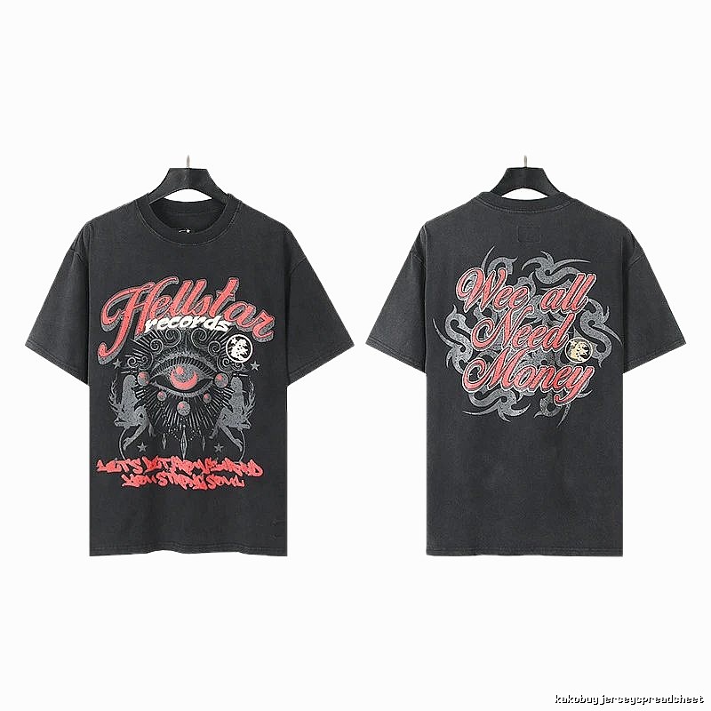 Hellstar Records Vintage Street Washed Black T-shirt