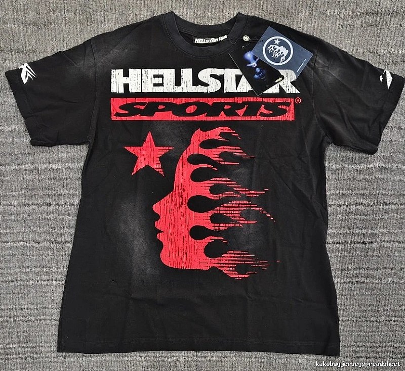 Hellstar Sports Street Style Black Short-sleeve T-shirt