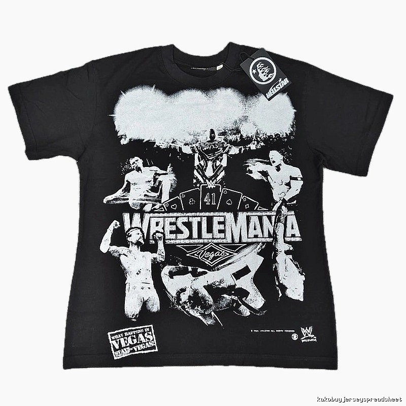 Hellstar WrestleMania Street Style Black T-Shirt