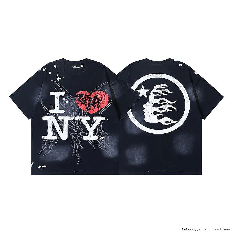 HellstarNY Vintage Distressed Black Short-sleeve T-shirt