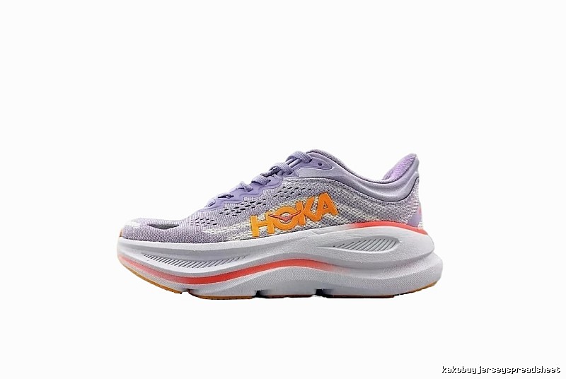 HOKA Clifton 8 Trendy Grey Purple Athletic Shoes
