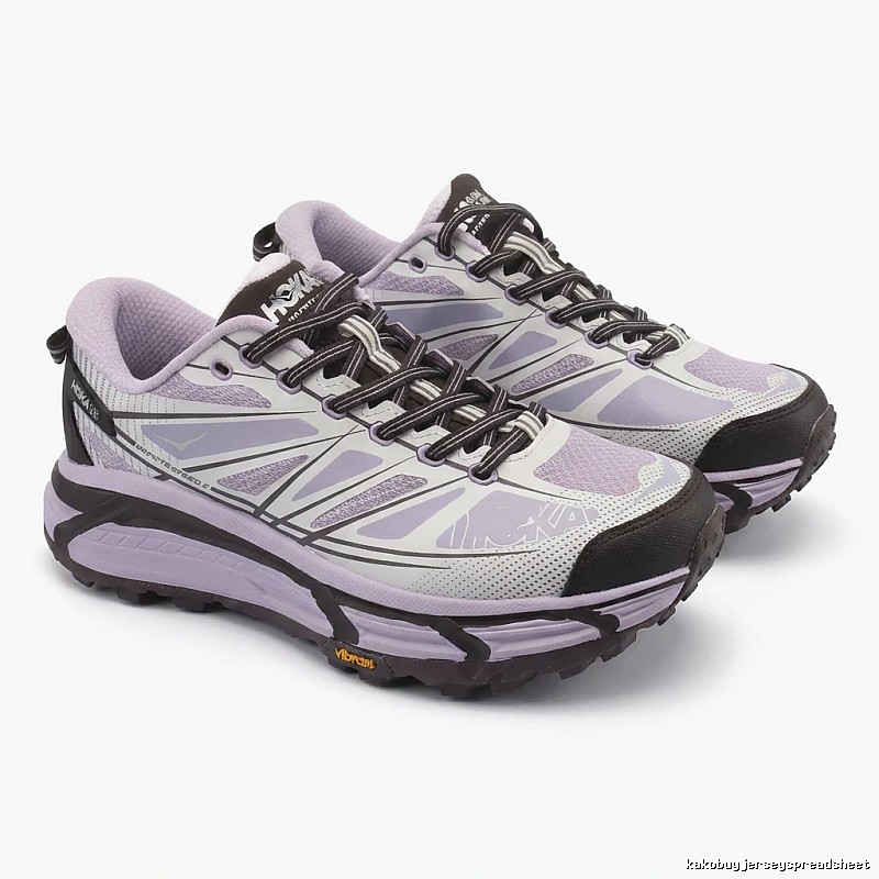 HOKA Trail Running Shoes in Grey-Purple