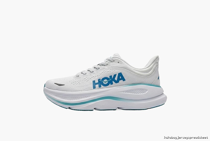 HOKA trendy brand white sports shoes
