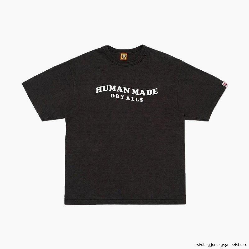 HUMAN MADE DRYALLS Vintage Style Black T-shirt