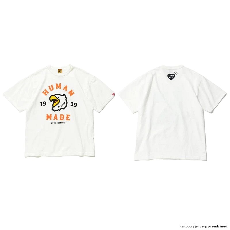 Human Made Urban Heart logo T-shirt Black Green Human with Casual Appeal