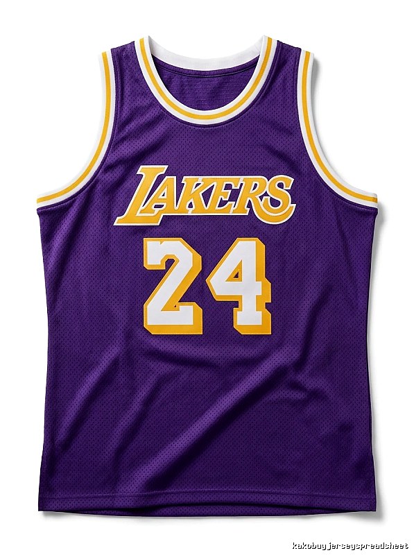 Kobe Lakers retro-style jerseys