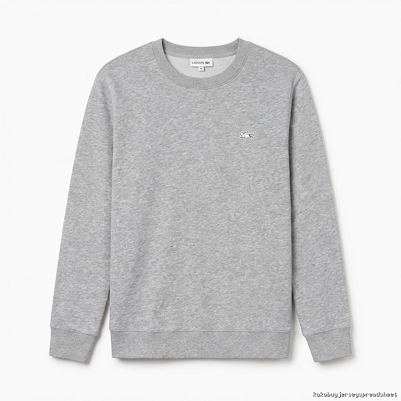 Lacoste basic simple grey sweatshirt